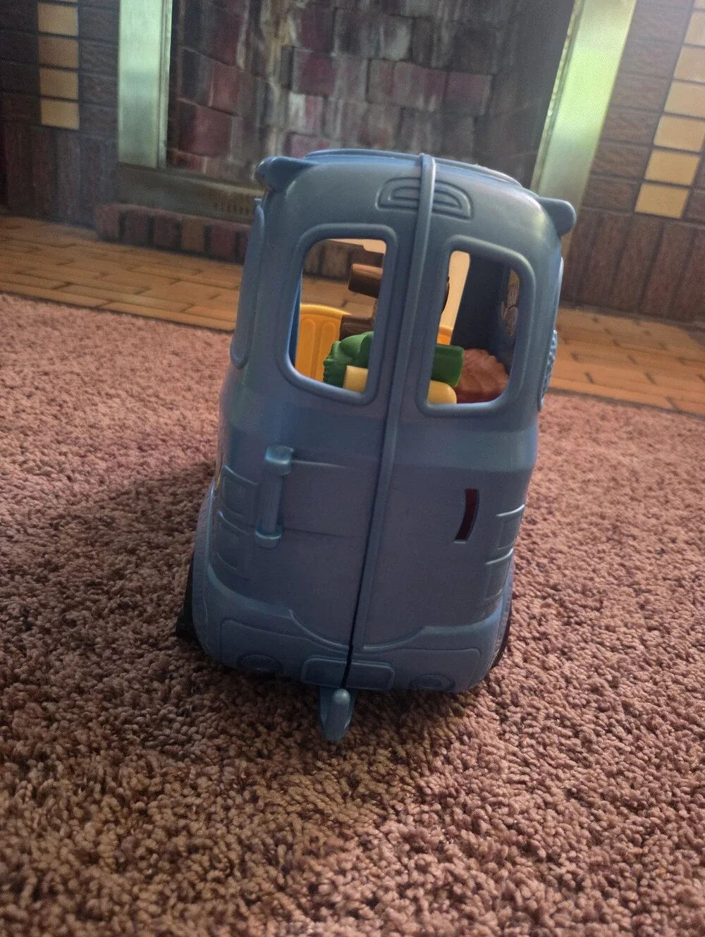 Little People Camping Car And Recycling Car No Little People